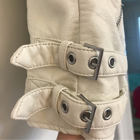 H&M Moto Cream Vest size 6 - Picture 6 of 7